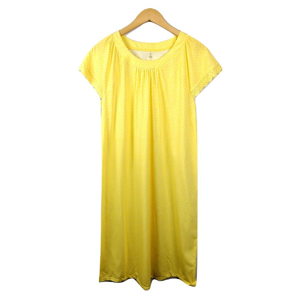 Pink K Short Sleeve Polka Dot Sleep PJ Shirt